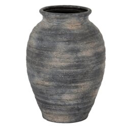 Marra Medium Olpe Vase Modern Ceramic Home Decor Centerpiece - Grey - thumbnail 4
