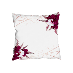 Geometrics  Flowers Outdoor Cushion - Red / 60cm - thumbnail 2