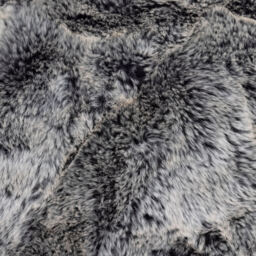 icon Cocoon Faux Fur Bean Bag - Grey - thumbnail 2