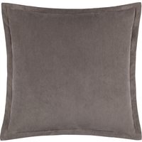 Merton Velvet Cushion - Taupe / Polyester