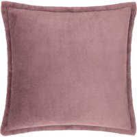 Kallu Faux Fur Cushion - Mulberry / 45cm / 80% Polyester, 20% Feather - image 1
