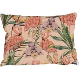 Paradise pink flamingos Outdoor Cushion - Pink - thumbnail 2
