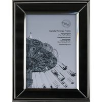 Camille Mirrored Frame - Black / 6x4in