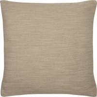 Dalton Slubbed Cushion 43 x 43cm - Biscuit / Polyester
