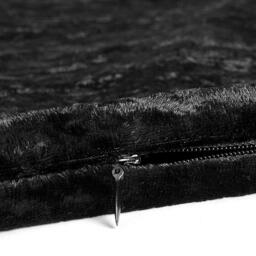 Sienna Luxury Crushed Velvet Cushion Covers - Black / 4 - thumbnail 2
