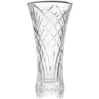 Crystal Glass Short Flower Vase - Clear - image 1