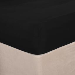 Plain Fitted Bed Sheet - Graphite / Polyester / Single - thumbnail 3