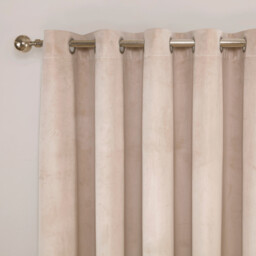Vermont Velvet Blackout Curtain - Natural / 168cm / 137cm - thumbnail 2
