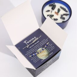 Zodiac Crystal Candle Gemstone Bracelet for Taurus Forest Emerald - Blue - thumbnail 5