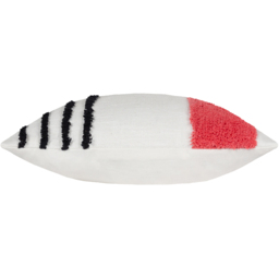 Elmer Tufted Cushion - Pink/Jade / Feather - thumbnail 4