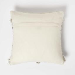 Homescapes Alta Handwoven Tufted Beige Kilim Cushion - Cream - thumbnail 3