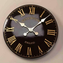 Garden Westminster Wall Clock - Black - thumbnail 3