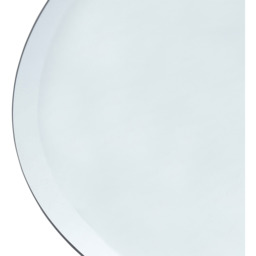 Bathroom Frameless Oval Wall Mounted Mirror - White / 40cm(W) x 60cm(H) - thumbnail 5