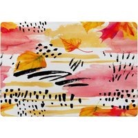 Abstract Fall Seamless Pattern In Bright Autumn Colours Designer Rug - Orange / 150cm - thumbnail 1