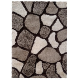 Pebbles Chocolate Rug - Chocolate / 60x110cm - thumbnail 2
