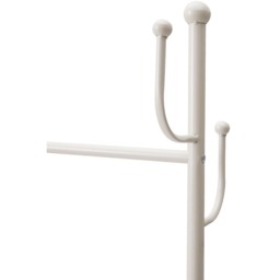 Free Standing Small Rack with Wheels - Cream White - thumbnail 5