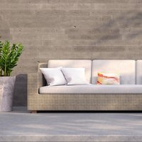 Fury Outdoor Cushion - Yellow / 45cm
