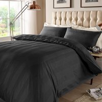 Duvet Cover Sets Multi Stripe - Black / Double - image 1