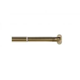 25-28mm Room Darkening Extendable Curtain Pole - Antique Brass - Antique Brass / 120cm - thumbnail 5