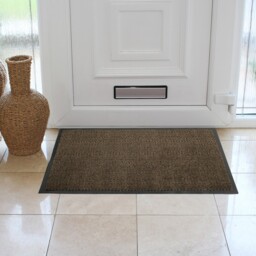 JVL Commodore Barrier Mat - Brown and Black - Brown / 60x80cm - thumbnail 5