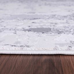 Emperor Styra Modern Grunge Abstract Area Rugs - Silver / 120x170 cm Rectangle - thumbnail 2