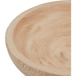 Wooden Bowl 29cm - Natural - thumbnail 3