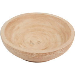 Wooden Bowl 29cm - Natural - thumbnail 2