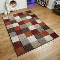 Soft Modern Area Rug - Red / 200x285cm