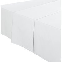 Polycotton Flat Bed Sheet - White / Single - image 1