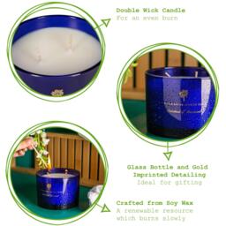 Soy Wax Scented Candle - 350g - Patchouli & Rosewood - thumbnail 3