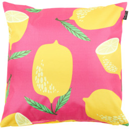 icon 43x43cm Fruit Print Scatter Cushions, Set of 4 - Yellow - thumbnail 2