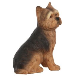 Yorkshire Terrier Resin Ornament Confident Courageous and Intelligent - Brown - thumbnail 2