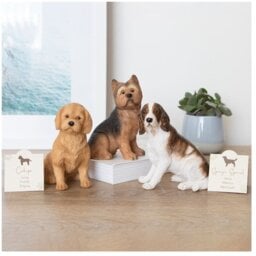 Yorkshire Terrier Resin Ornament Confident Courageous and Intelligent - Brown - thumbnail 4