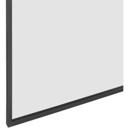 Angustus Metal Framed Arched Wall Leaner Mirror 170cm - Black - thumbnail 3