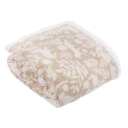 Skandi Woodland Fleece Throw - Beige - thumbnail 2