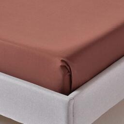 200 Thread Count Egyptian Cotton Flat Sheet - Chocolate / Superking - thumbnail 4