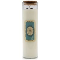 Divine Protection Soy Candle with Sodalite - White
