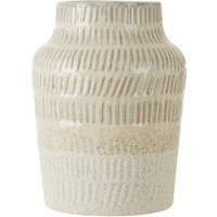 Brice Large Pink Glass Vase - Glaze 5%,Stoneware 95%