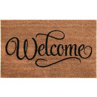 Filta Welcome Coir Doormat - Brown