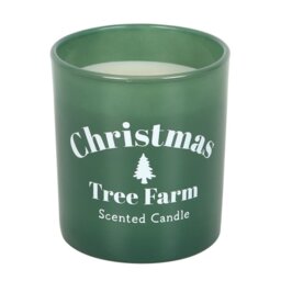 Christmas Tree Farm Scented Candle Festive Candle Gift - Teal - thumbnail 4