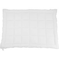 4 Inch Mattress Topper - white / CottonMicrofibre / Double