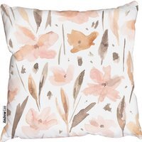 Elegant abstract floral  trendy flower Cushion - pink / 45cm