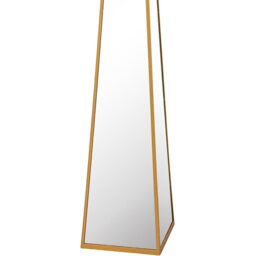The Obelisk Gold Metal Edged Mirrored Ornament - Gold / 30cm - thumbnail 3