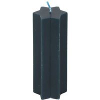 Navy Starry Night Taper Candle Unscented Star Shaped Decor - Teal - image 1