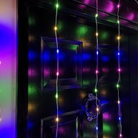 Curtain Christmas Lights - Multi Coloured