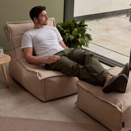 icon Dolce Indoor Outdoor Lounger Bean Bag - OEKO-TEX certified - Natural Beige / 7.45kg - thumbnail 5