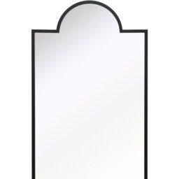 MirrorOutlet The Genestra Crown Modern Garden Mirror - Black / 170cm - thumbnail 3