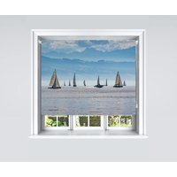 Lister Cartwright Photographic Scenic Sailing Design Blackout Roller Blinds - Scenic Sailing / 180 X 160 CM - thumbnail 1