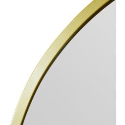 The Arcus Gold Framed Arched Wall Mirror - Gold - thumbnail 4