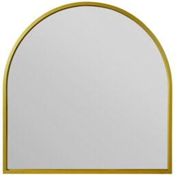 The Arcus Gold Framed Arched Wall Mirror - Gold - thumbnail 3